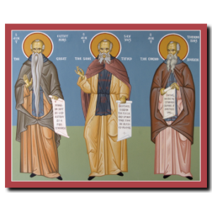 Palestinian Fathers: Ss. Evthimios, Theodosios & Savas