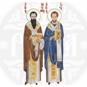 Icon "St. Basil and St. John" 03.035.1, size 38.5*19 cm