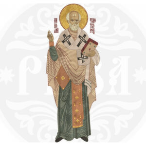 Icon "Nikolai the Wonderworker" 03.044, size 50*20 cm