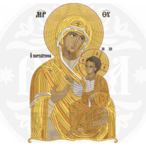 Icon "The Virgin of Iverska" 03.051, size 40*26 cm