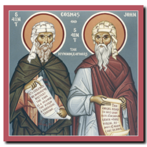 Ss. Cosmas & John of Damascus: The Hymnographers
