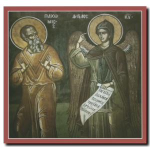 St. Pachomios with the Angel