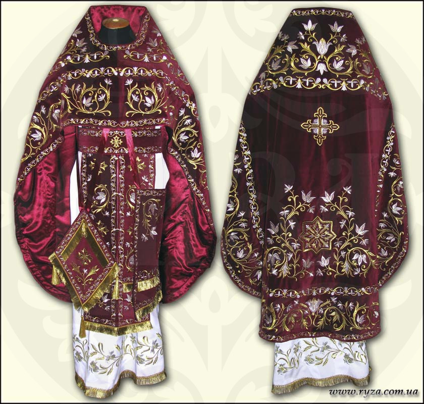 Priestly vestments, Russian cut 046M