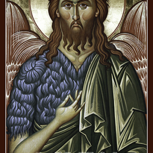 John the Forerunner (Baptist), by Kontoglou (half-stature)