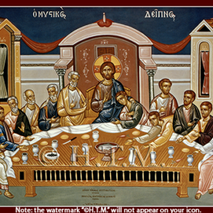 Mystical Supper, by Kontoglou
