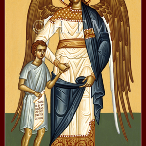 Guardian Angel with Boy