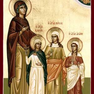 Sophia, Faith, Hope & Love lithograph print