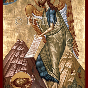 John the Forerunner (Baptist), by Kontoglou (full-stature)