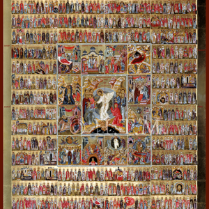 Menaion Icon — Feasts and Saints of the Whole Year