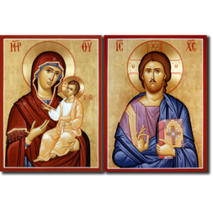 Matching Set - Christ and Theotokos #3 & #4