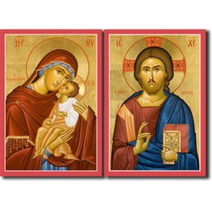 Matching Set - Christ and Theotokos #11 & #12