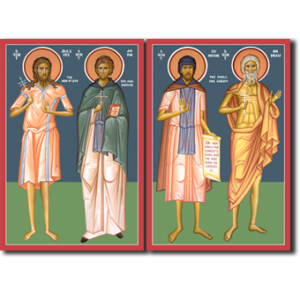 Ss. Alexios & John and Ss. Symeon & Andrew, Fools for Christ