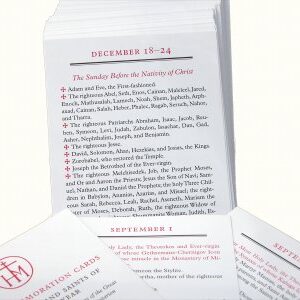 Daily Commemoration Cards