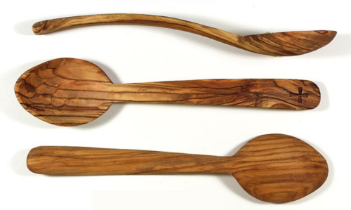 Olive Wood Spoon Hand-Made in Bethlehem